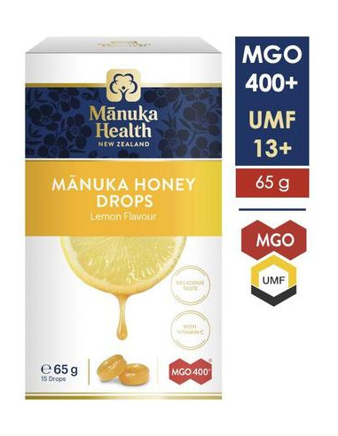 Manuka MGO™ 400+ mézes cukorka citrom ízesítéssel